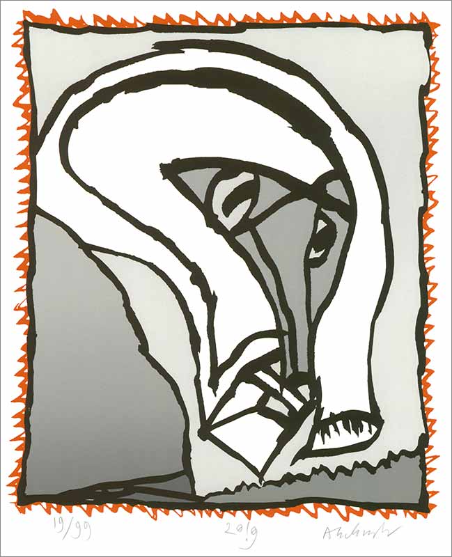 Pierre Alechinsky - Griserie à minuit 2