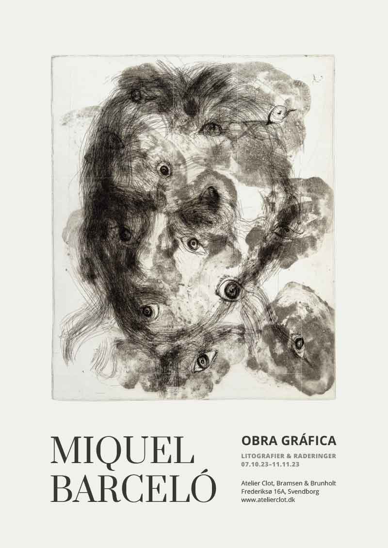 Udstillingsplakat fra udstillingen Miquel Barceló - Obra Gráfica